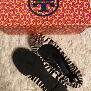 Tory Burch Zebra Flats
